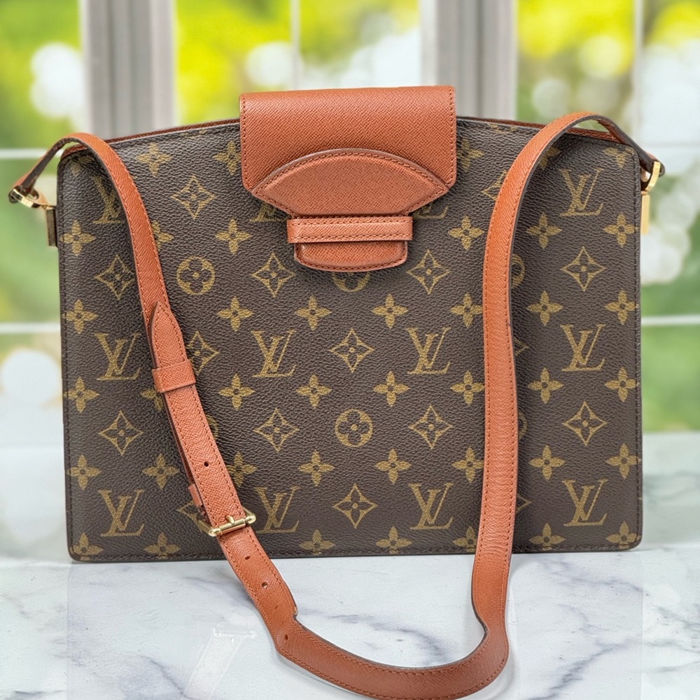 LV MONOGRAM COURCELLES SHOULDER BAG
